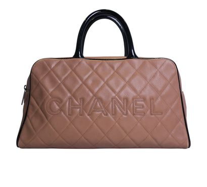 Quilted Duffel Travel Bag, front view